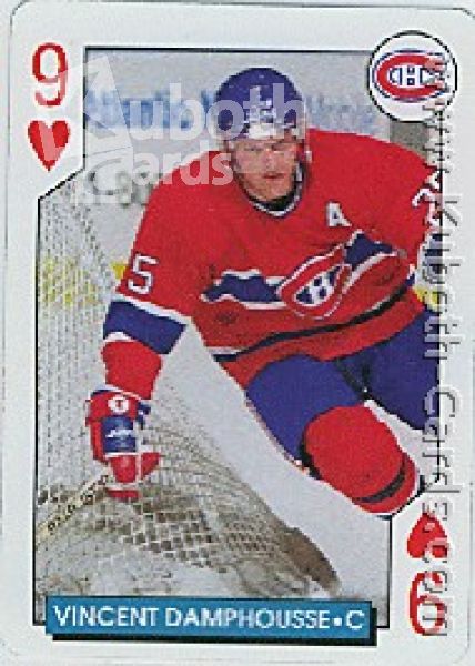 NHL 1996 / 97 NHL Hockey Poker Playing Cards Aces - No 9