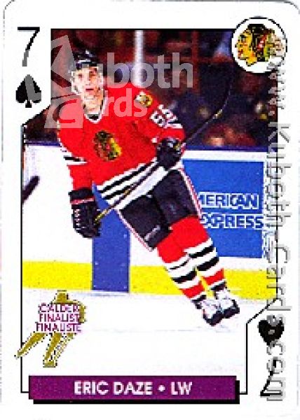 NHL 1996 / 97 NHL Hockey Poker Playing Cards Aces - No 10