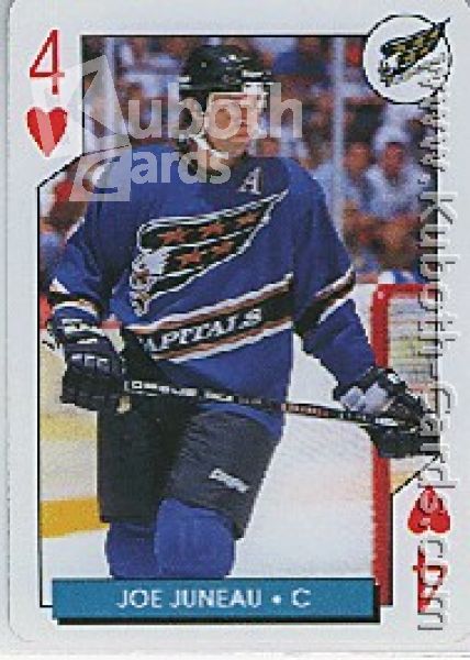 NHL 1996 / 97 NHL Hockey Poker Playing Cards Aces - No 25