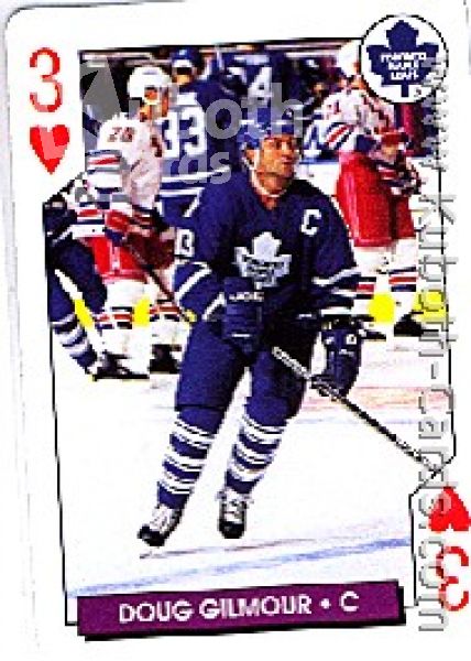 NHL 1996 / 97 NHL Hockey Poker Playing Cards Aces - No 18