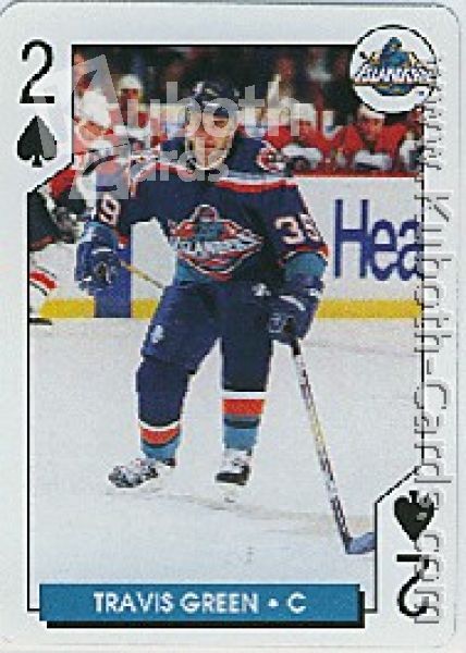 NHL 1996 / 97 NHL Hockey Poker Playing Cards Aces - No 19