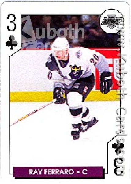 NHL 1996 / 97 NHL Hockey Poker Playing Cards Aces - No 12