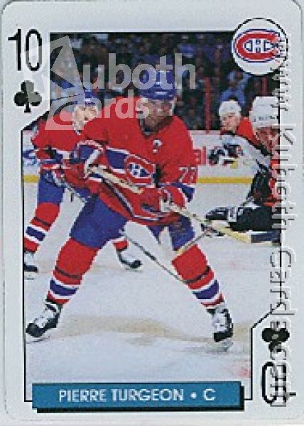 NHL 1996 / 97 NHL Hockey Poker Playing Cards Aces - No 48