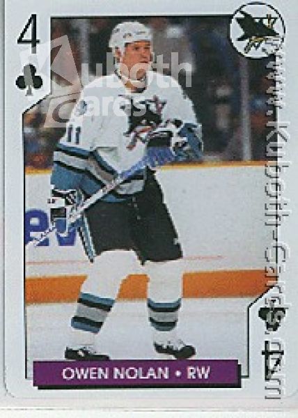 NHL 1996 / 97 NHL Hockey Poker Playing Cards Aces - No 35