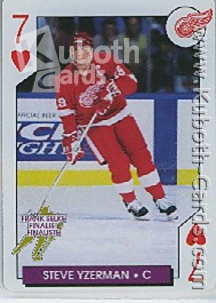 NHL 1996 / 97 NHL Hockey Poker Playing Cards Aces - No 52