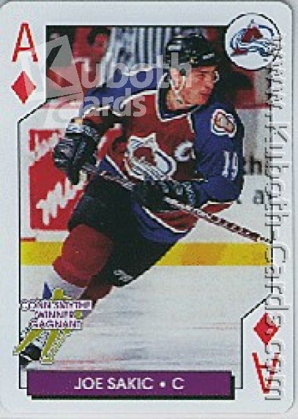 NHL 1996 / 97 NHL Hockey Poker Playing Cards Aces - No 42