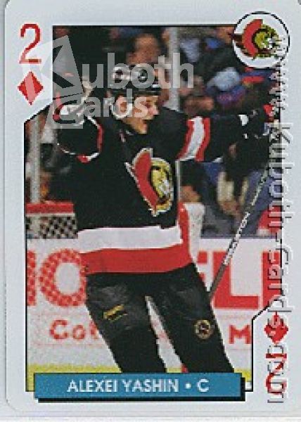 NHL 1996 / 97 NHL Hockey Poker Playing Cards Aces - No 51