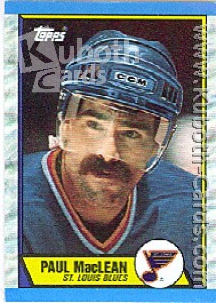 NHL 1989-90 Topps - No 129 - Paul MacLean