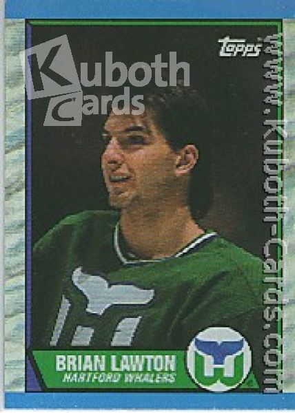 NHL 1989-90 Topps - No 91 - Brian Lawton