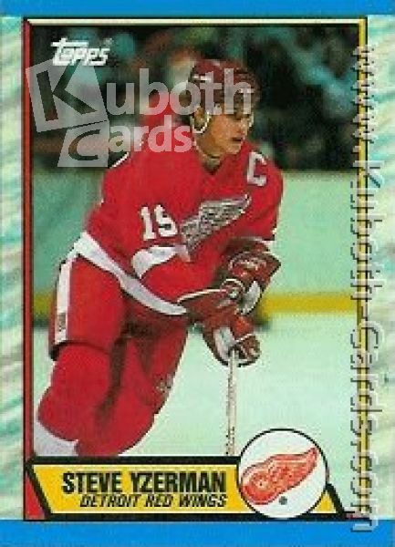 NHL 1989-90 Topps - No 83 - Steve Yzerman