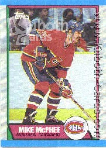 NHL 1989-90 Topps - No 84 - Mike McPhee