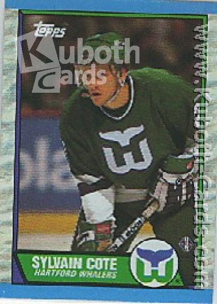 NHL 1989-90 Topps - No 162 - Sylvain Cote