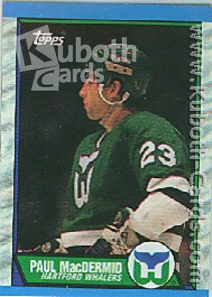 NHL 1989-90 Topps - No 183 - Paul MacDermid