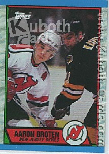 NHL 1989-90 Topps - No 180 - Aaron Broten