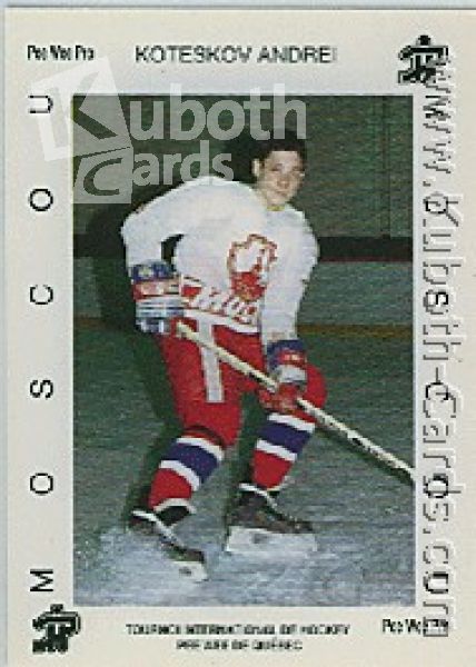 NHL 1992 Quebec Pee-Wee - No 1785 - Andrei Koteskov