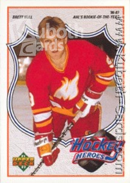 NHL 1991-92 Upper Deck Brett Hull Heroes - No 4 of 9 - Brett Hull