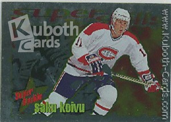 NHL 1995 / 96 Topps Superskills Super Rookie - No SR11 - Saku Koivu