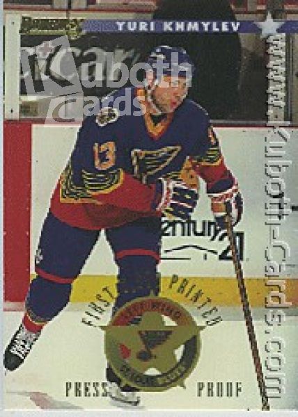 NHL 1996 / 97 Donruss Press Proofs - No 185 - Yuri Khmylev