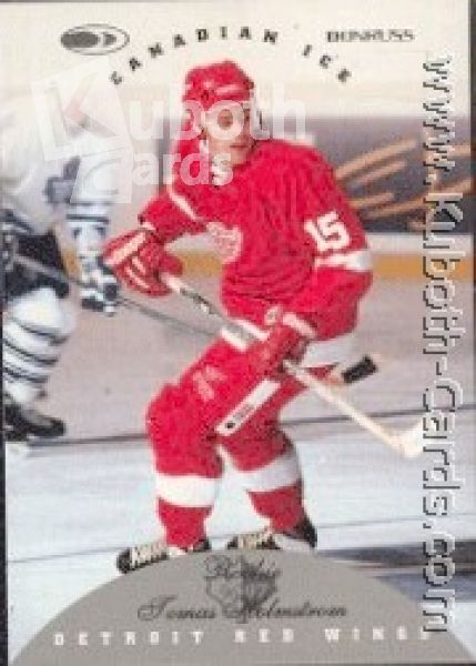 NHL 1996 / 97 Donruss Canadian Ice - No 129 - Tomas Holmstrom