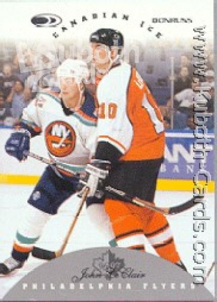 NHL 1996 / 97 Donruss Canadian Ice - No 100 - John LeClair