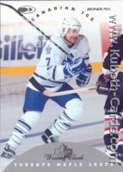 NHL 1996 / 97 Donruss Canadian Ice - No 29 - Wendel Clark