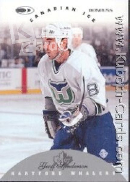 NHL 1996 / 97 Donruss Canadian Ice - No 114 - Geoff Sanderson