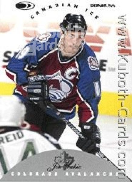 NHL 1996 / 97 Donruss Canadian Ice - No 74 - Joe Sakic