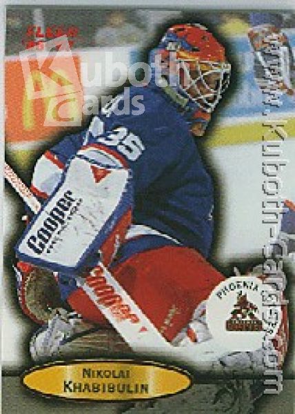 NHL 1996 / 97 Fleer - No 90 - Nikolai Khabibulin