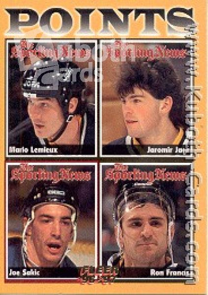 NHL 1996/97 Fleer - No 137 - Point Leaders