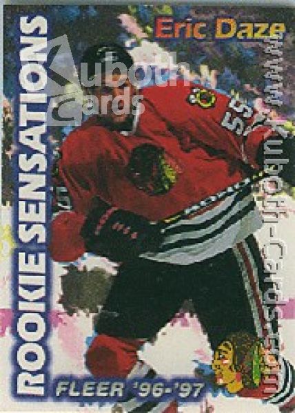 NHL 1996 / 97 Fleer Rookie Sensations - No 4 of 10 - Eric Daze