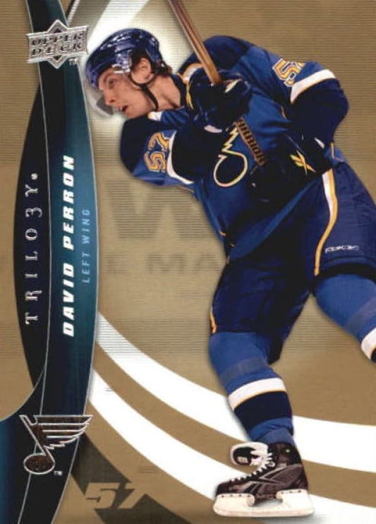 NHL 2009-10 Upper Deck Trilogy - No 57 - David Perron