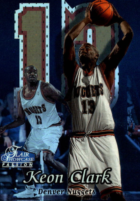 NBA 1998 / 99 Flair Showcase Row 2 - No 57 - Keon Clark