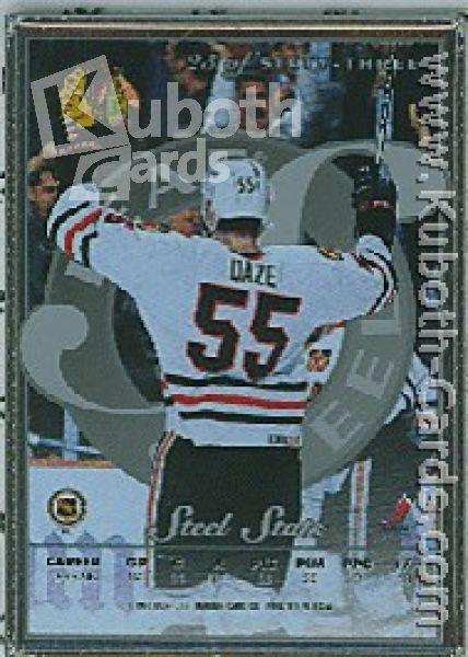 NHL 1996 / 97 Leaf Preferred Steel - No 25 of 63 - Eric Daze