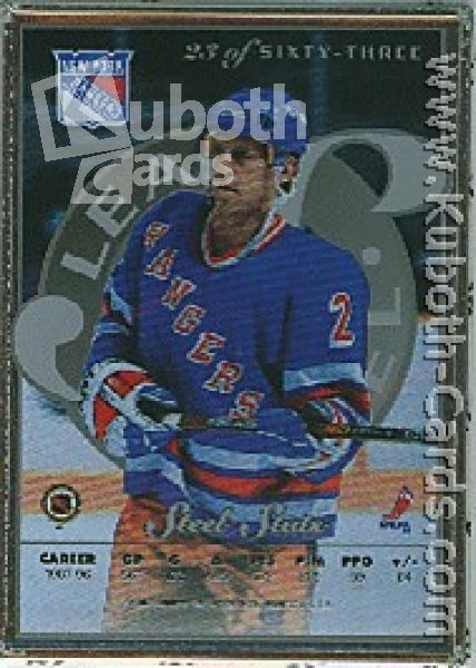 NHL 1996/97 Leaf Preferred Steel - No 23 of 63 - Brian Leetch