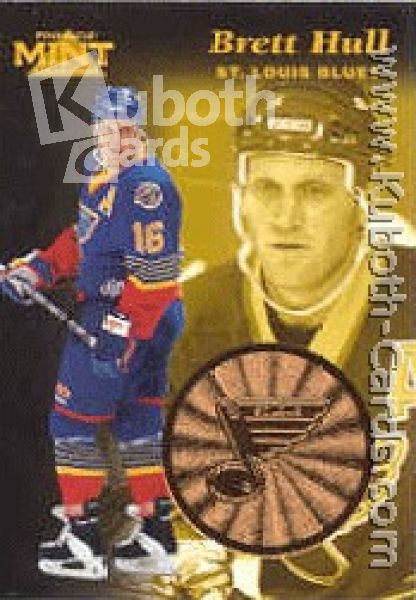 NHL 1996/97 Pinnacle Mint Bronze - No 14 of 30 - Brett Hull