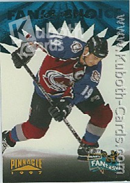 NHL 1996 / 97 Pinnacle Fantasy - No 17 of 20 - Joe Sakic