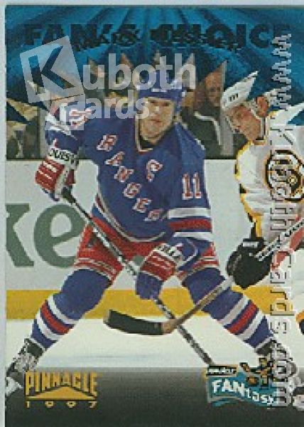 NHL 1996/97 Pinnacle Fantasy - No 6 of 20 - Mark Messier