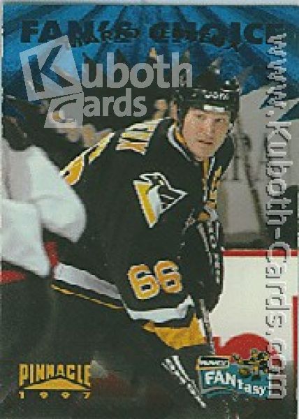 NHL 1996 / 97 Pinnacle Fantasy - No 4 of 20 - Mario Lemieux