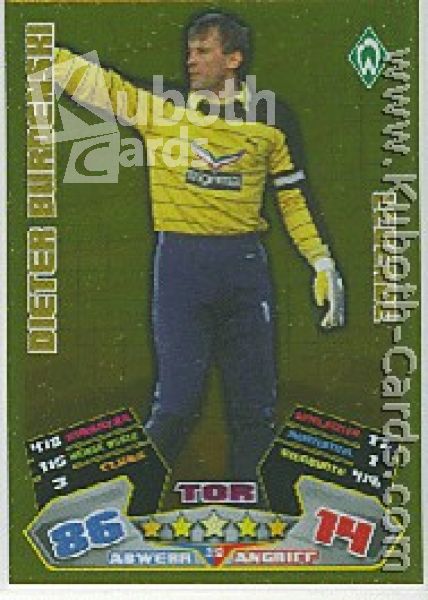 Fussball 2012 / 13 Topps Match Attax - No 493 - Dieter Burdenski