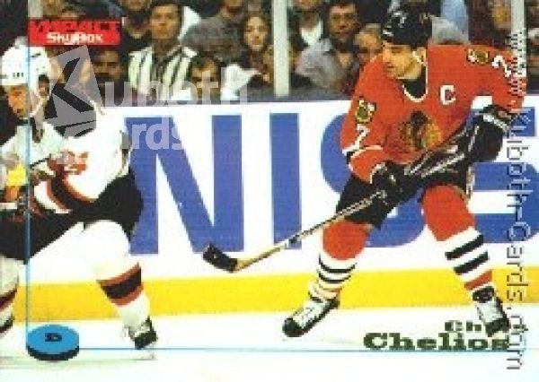 NHL 1996 / 97 Fleer SkyBox Impact - No 18 - Chris Chelios