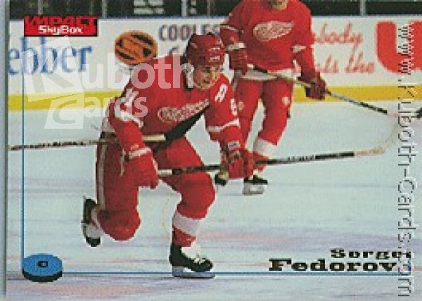 NHL 1996 / 97 Fleer SkyBox Impact - No 34 - Sergei Fedorov