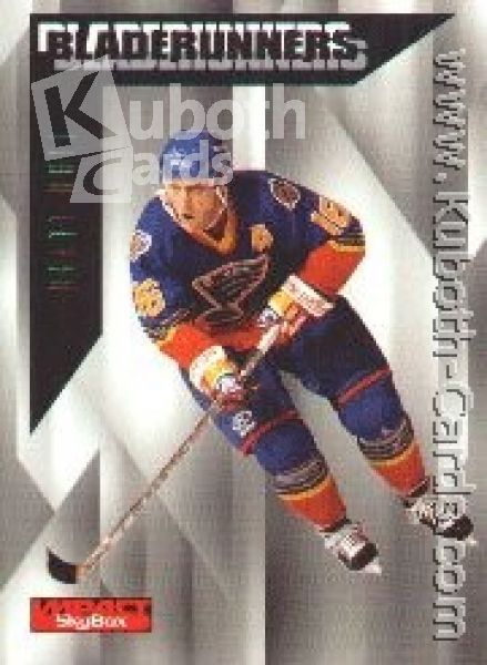 NHL 1996/97 Fleer SkyBox Impact BladeRunners - No 8 of 25 - Brett Hull