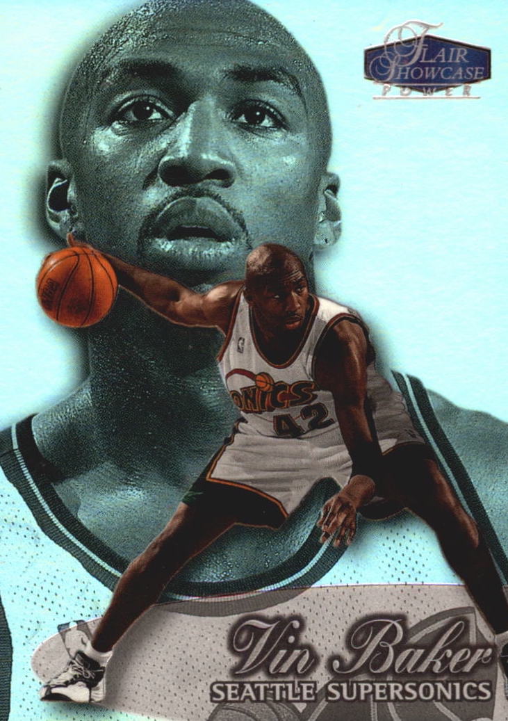 NBA 1998 / 99 Flair Showcase Row 3 - No 58 - Vin Baker