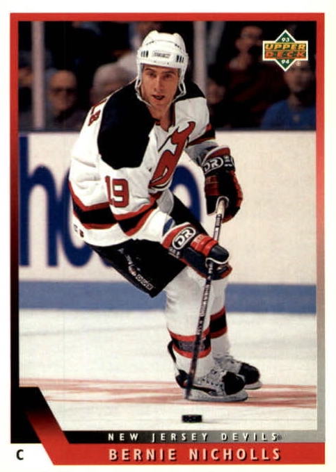 NHL 1993 / 94 Upper Deck - No 58 - Bernie Nicholls
