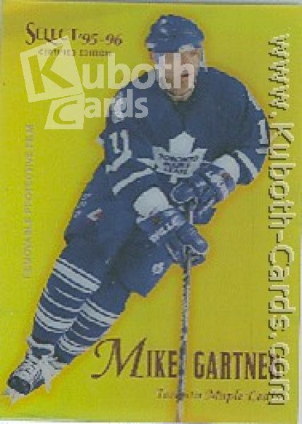 NHL 1995 / 96 Select Certified Mirror Gold - No 54 - Gartner