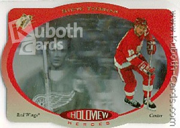 NHL 1996-97 SPx Holoview Heroes - No HH3 - Steve Yzerman