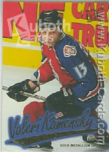 NHL 1996 / 97 Ultra Gold Medallion - No G36 - Valeri Kamensky