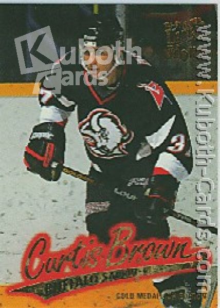 NHL 1996 / 97 Ultra Gold Medallion - No G14 - Curtis Brown