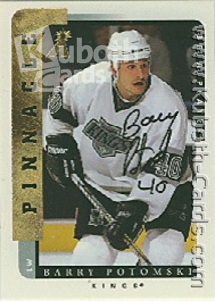 NHL 1996/97 Be A Player Autographs - No 24 - Barry Potomski