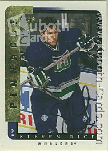 NHL 1996 / 97 Be A Player Autographs - No 8 - Steven Rice